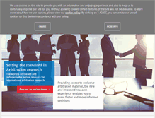 Tablet Screenshot of kluwerarbitration.com